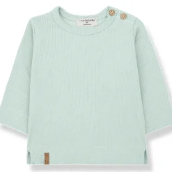Kids 1+ In The Family SS25 Alfons Top in Subtle Green by 1+ in the Family