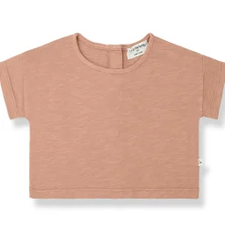 Kids 1+ In The Family SS24 50% Off Annalisa Top in Apricot by 1+ in the Family