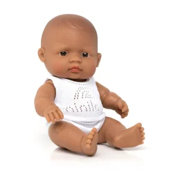 Miniland Baby Boy Doll (21cm Hispanic) by