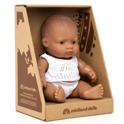 Miniland Baby Boy Doll (21cm Hispanic) by