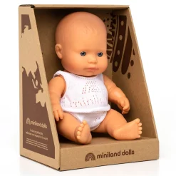 Miniland Baby Girl Doll (21cm Caucasian) by
