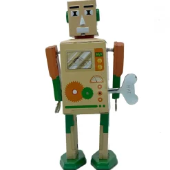 Mr & Mrs Tin Baker Bot Wind Up Tin Robot (Limited Edition) by