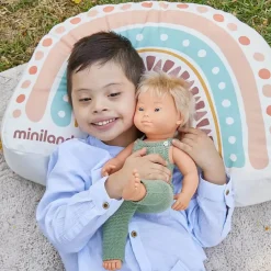 Miniland Blonde Boy With Down Syndrome (38cm Caucasian) by