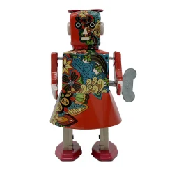 Mr & Mrs Tin Blossom Bot Wind Up Tin Robot (Limited Edition) by