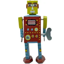 Mr & Mrs Tin Buzz Bot Wind Up Tin Robot (Limited Edition) by