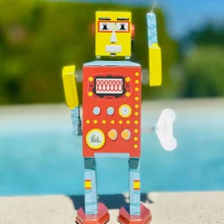 Mr & Mrs Tin Buzz Bot Wind Up Tin Robot (Limited Edition) by
