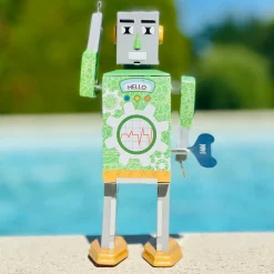 Mr & Mrs Tin Eco Bot Wind Up Tin Robot (Limited Edition) by