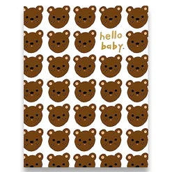 1973 Hello Baby Bears Greetings Card by Carolyn Suzuki for