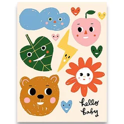 1973 Hello Baby Greetings Card by Carolyn Suzuki for