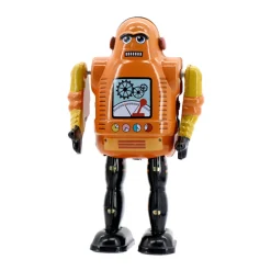 Mr & Mrs Tin Mechanic Bot Wind Up Tin Robot (Limited Edition) by